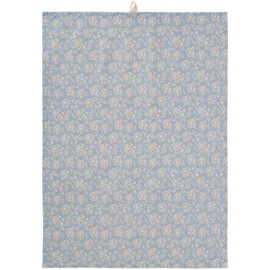 Ib Laursen theedoek blauwe bloemetjes