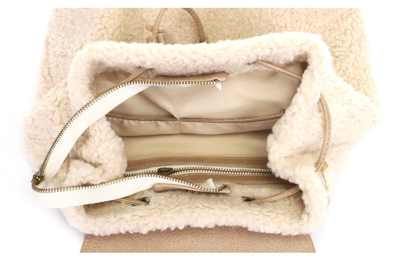 Rugzak teddy naturel