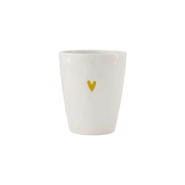 Zusss Drinkbeker melamine goud hartje