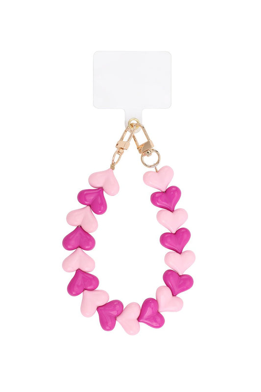 Telefoonkoord roze