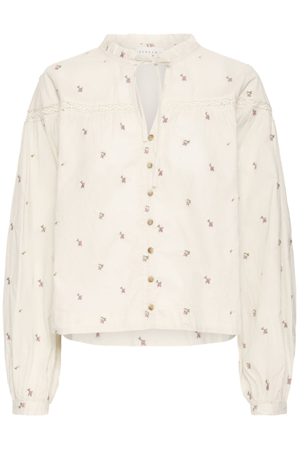 Aterlier Reve blouse geborduurd IRSALLY