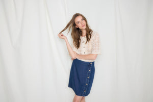 Atelier Reve IRRISLE denim rok