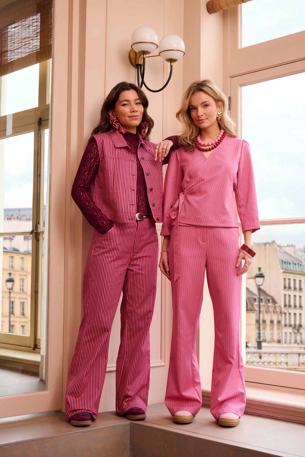 Ydence Pants Solange berry pink