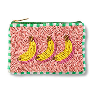 Portemonnee Banaan Pink-Green-Yellow