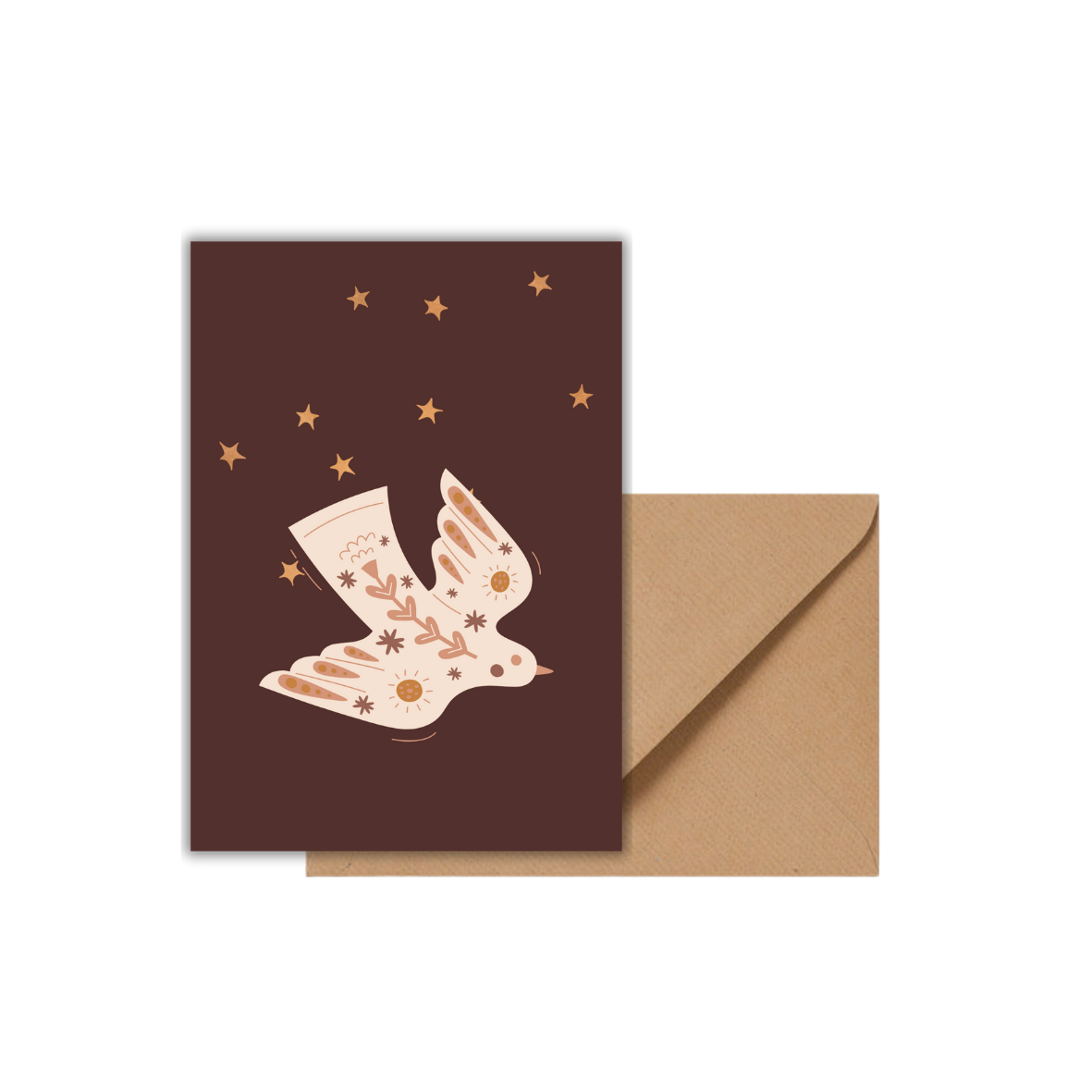 Birdie - Blanco kaart vogel