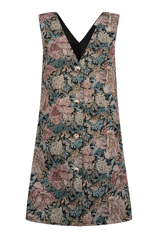 A-View brocade Dress