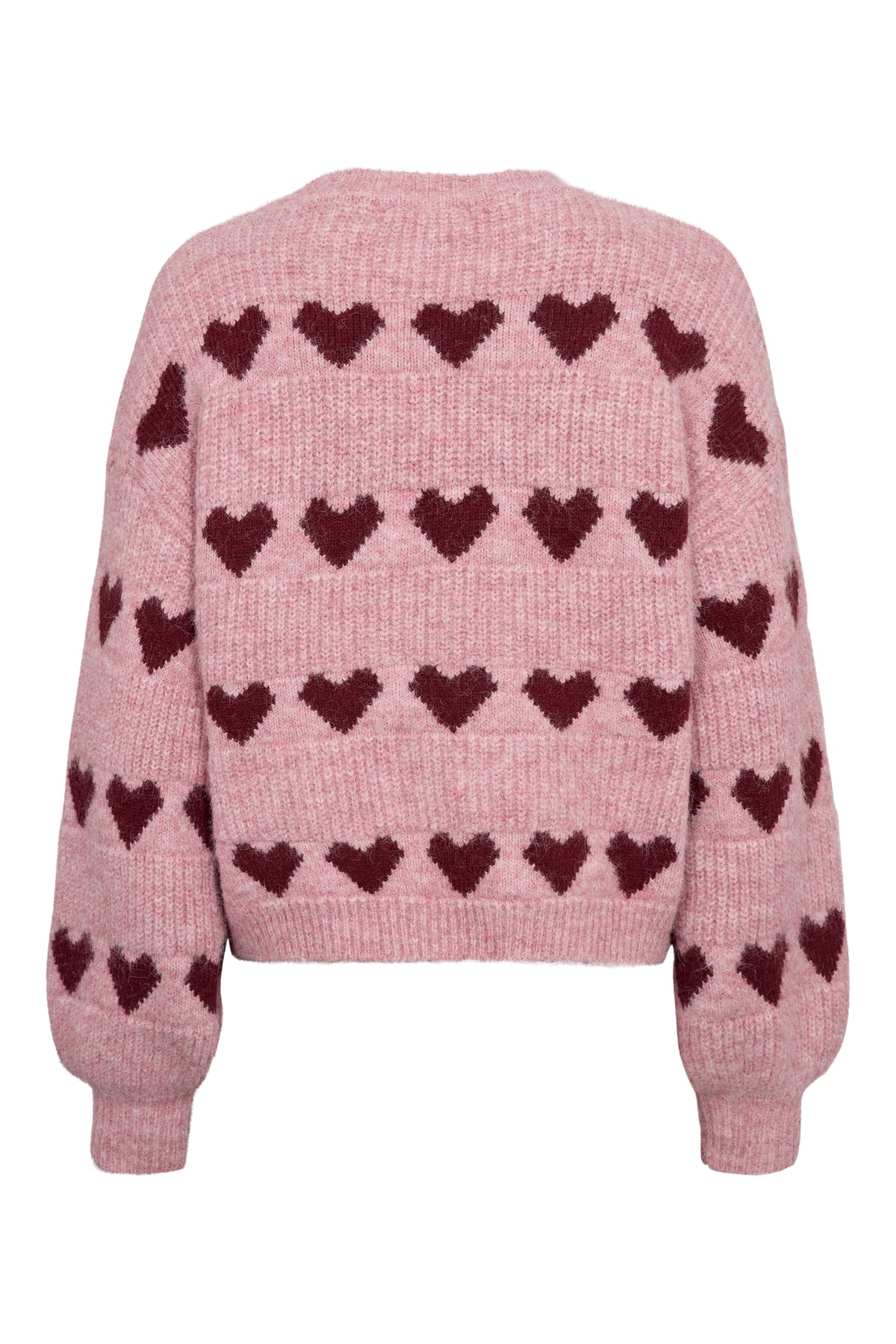 A-VIEW heart knit pullover