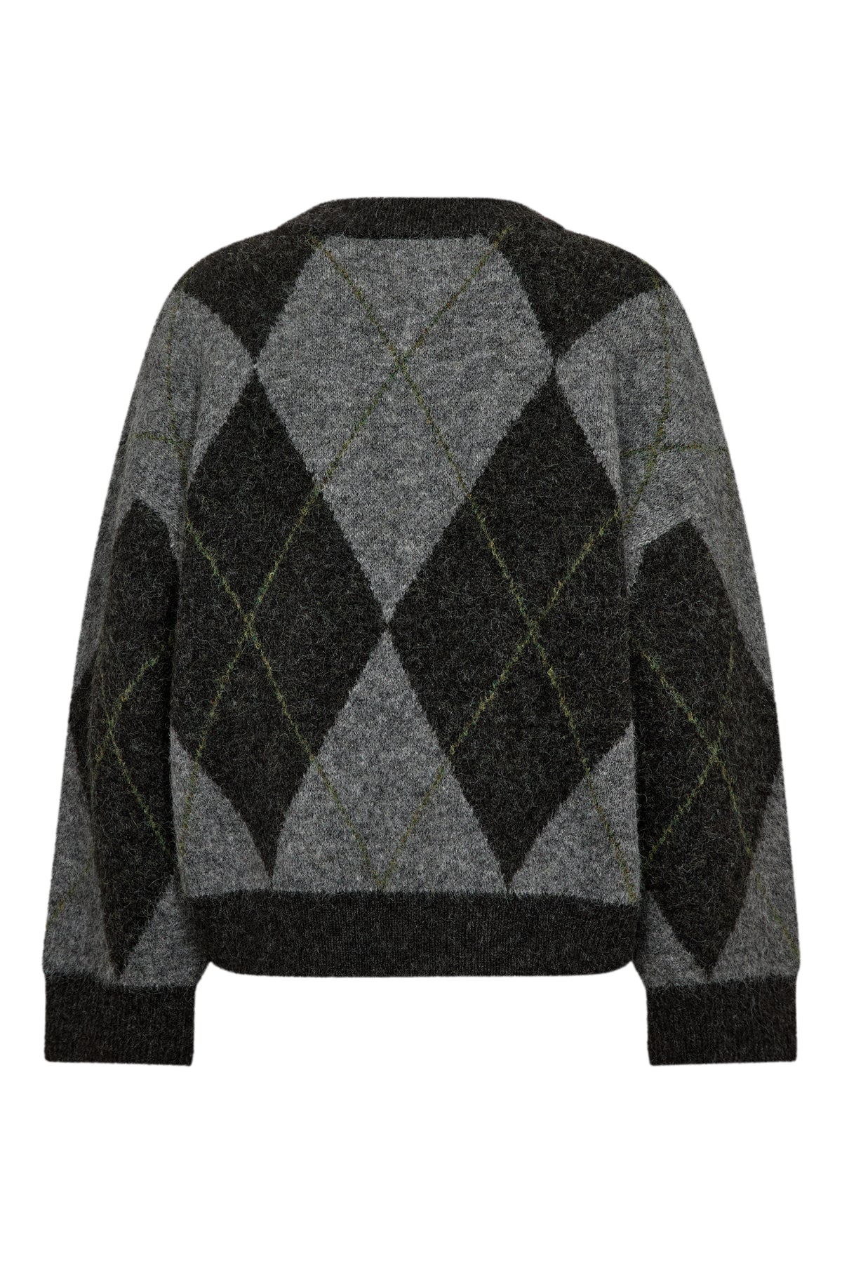 A-view harlekin knit pullover medium grey