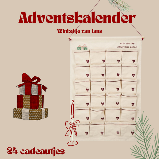 ADVENTSKALENDER MET 24 CADEAUTJES (pre order)