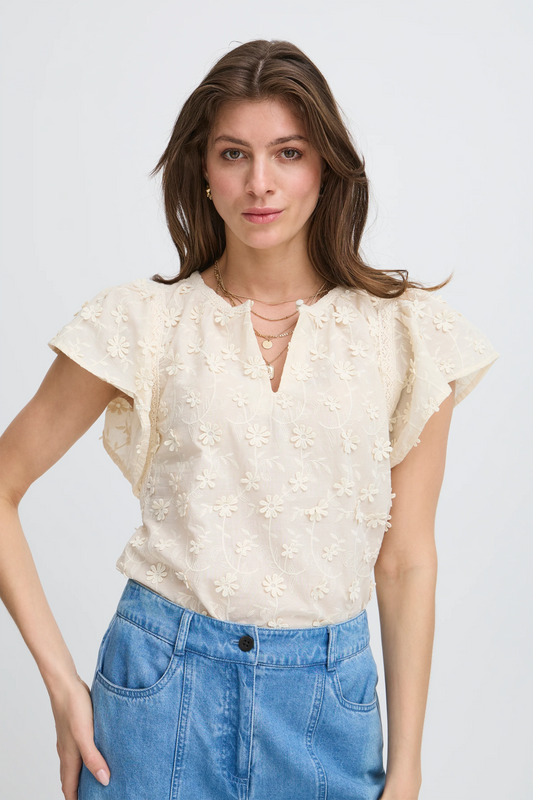 Atelier Reve bloementjes blouse