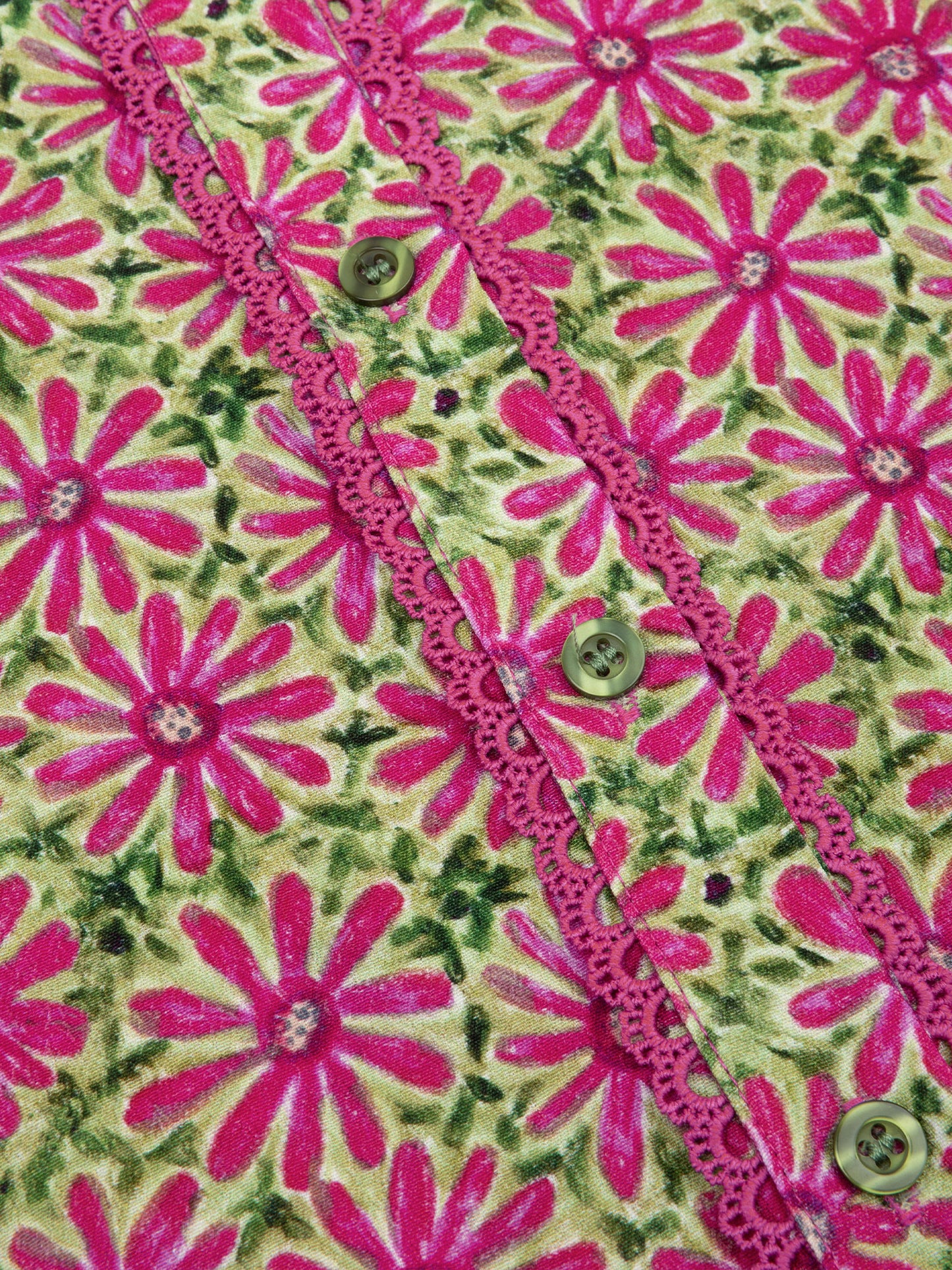 Ydence Blouse Francesca pink flower