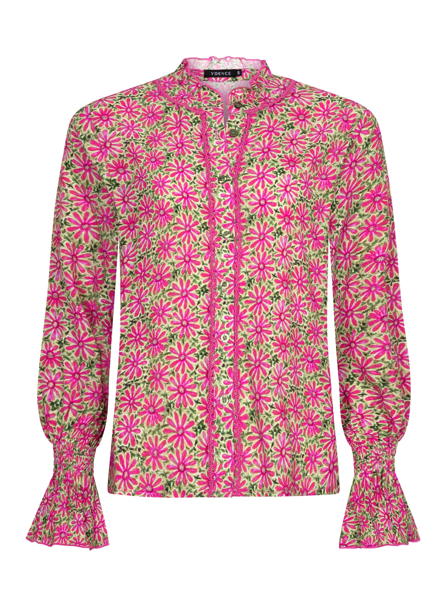 Ydence Blouse Francesca pink flower