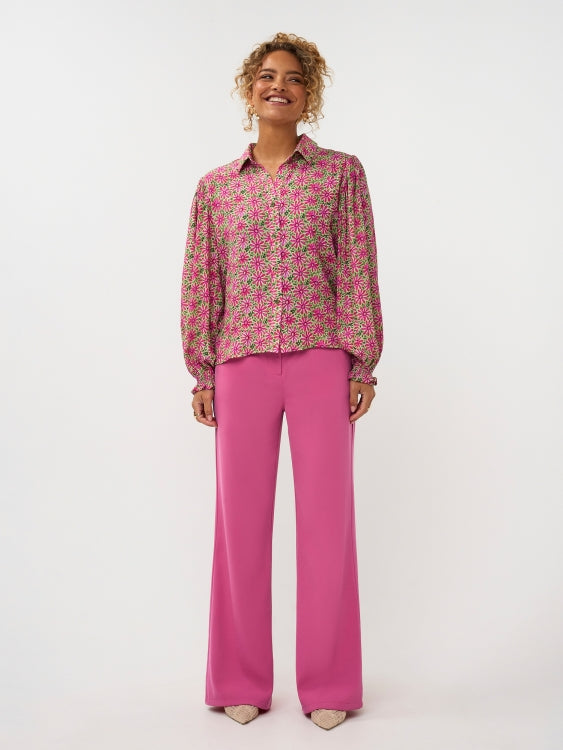 Ydence Blouse Alyssa pink Flower