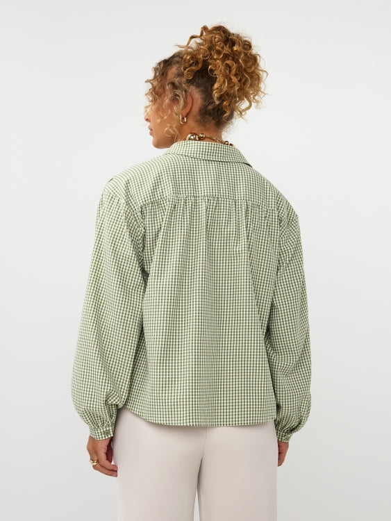 Ydence Blouse Brenda green check