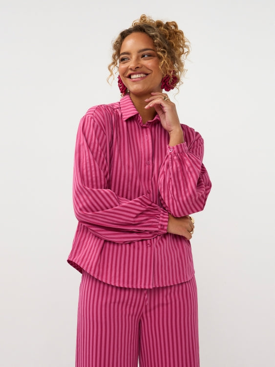 Ydence Blouse Madelena berry pink