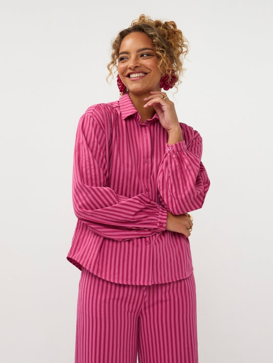 Ydence Blouse Madelena berry pink