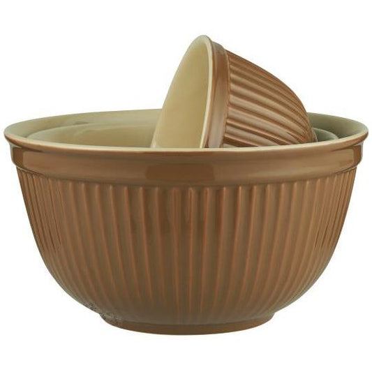 Ib Laursen Bowl set of 3 Mynte Hazelnut