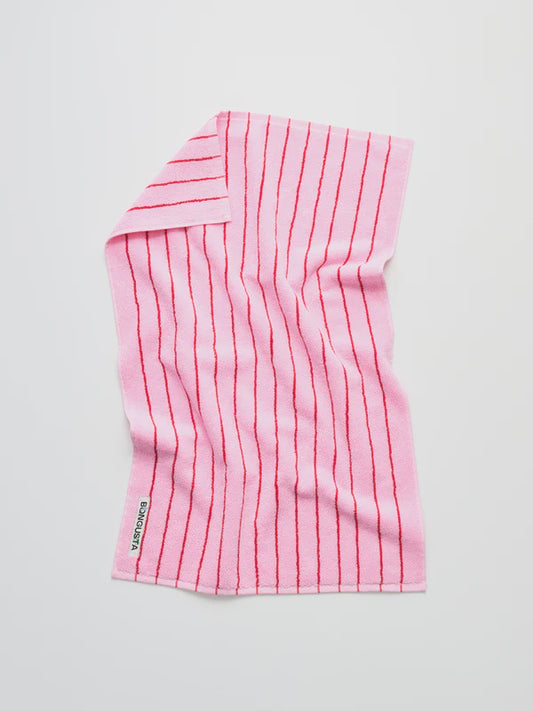 Bungusta Naram guest towel baby pink ski patrol