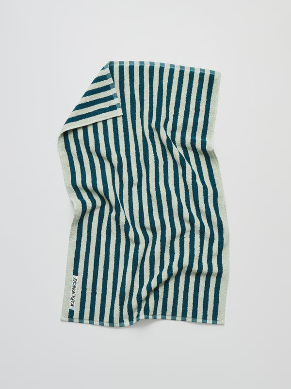 Bungusta Naram guest towel seafoam deep teal