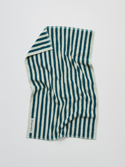 Bungusta Naram guest towel seafoam deep teal
