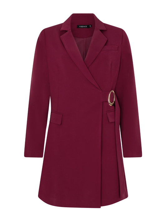 Ydence Dress Carmel burgundy