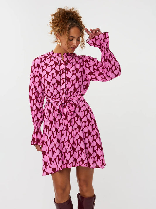 Ydence Dress Didi pink flower