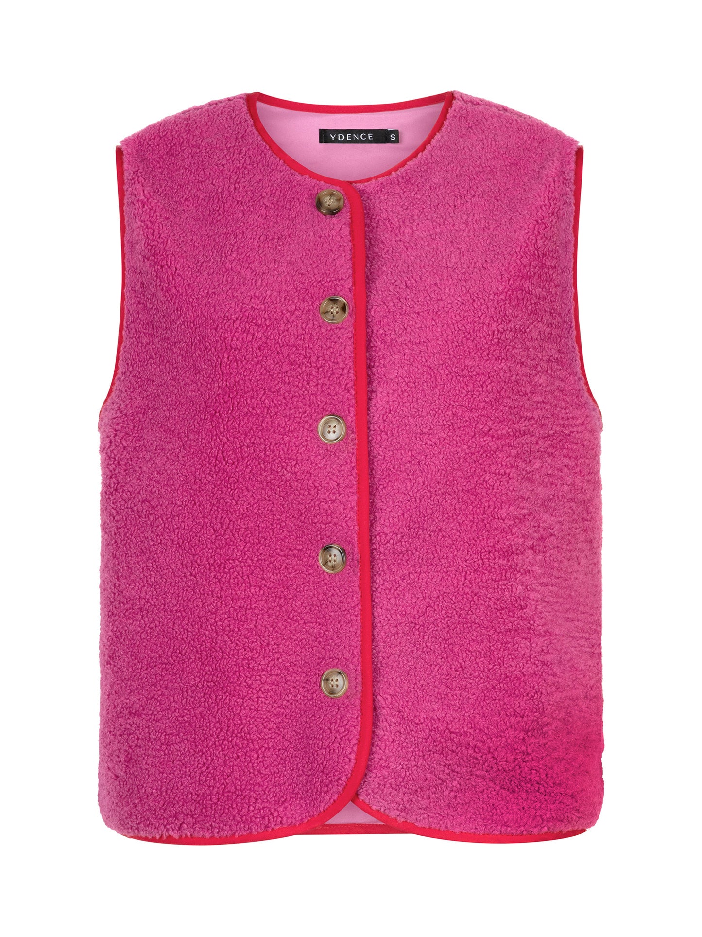 Ydence Gilet Puck Fuchsia purple