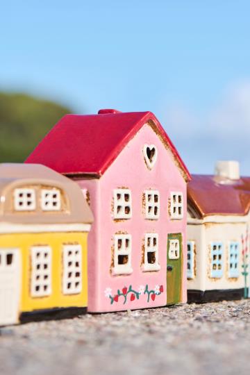 Huisje Ib Laursen roze hartje