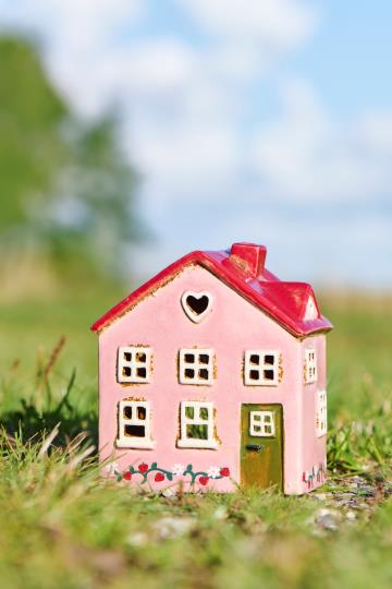 Huisje Ib Laursen roze hartje