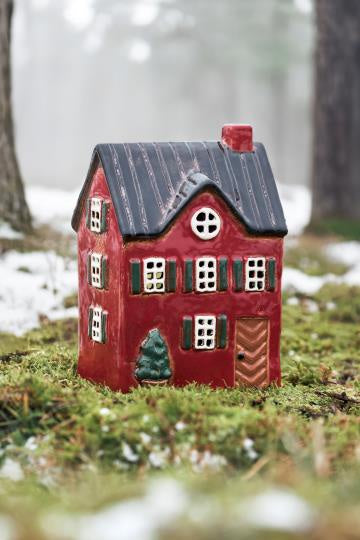 Ib Laursen kersthuisje met boom