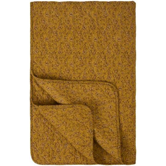 Ib Laursen quilt mosterdgeel