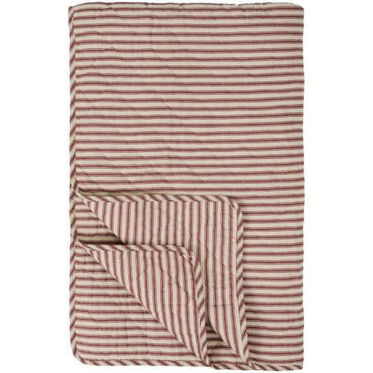 Ib Laursen quilt streep plum