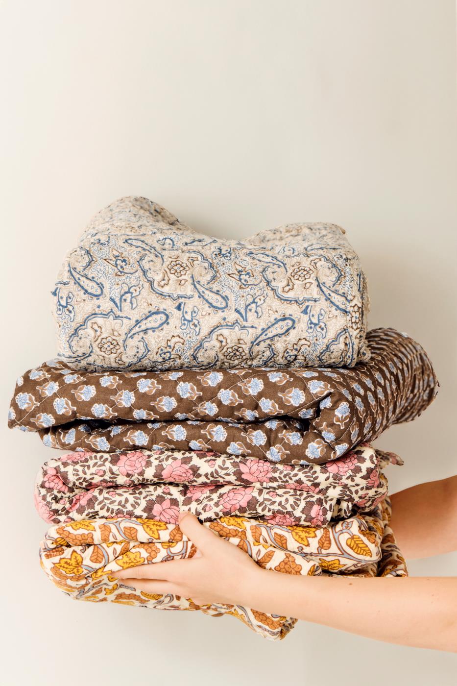 Quilt Oranje blaadjes