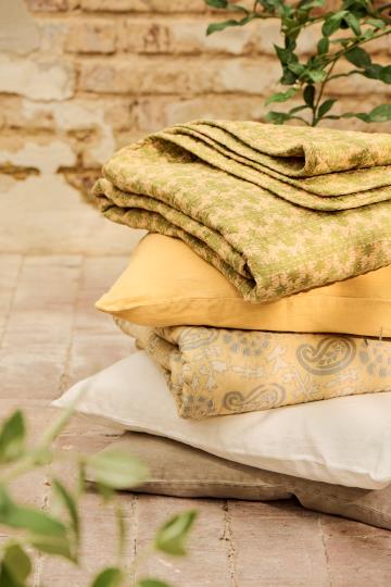 Ib Laursen quilt groen motief