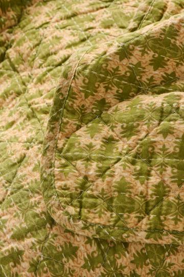 Ib Laursen quilt groen motief