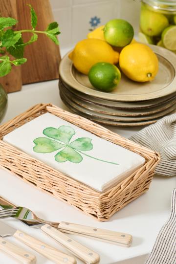 Ib Laursen servetten klavertje