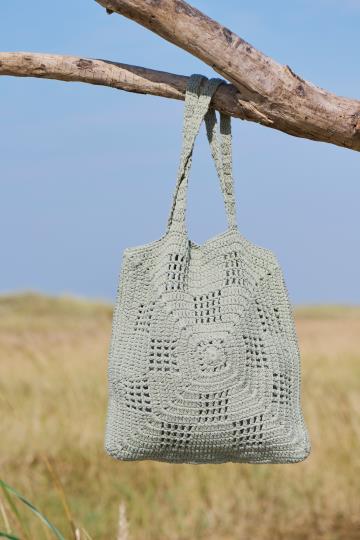 Ib Laursen gehaakte tas groen