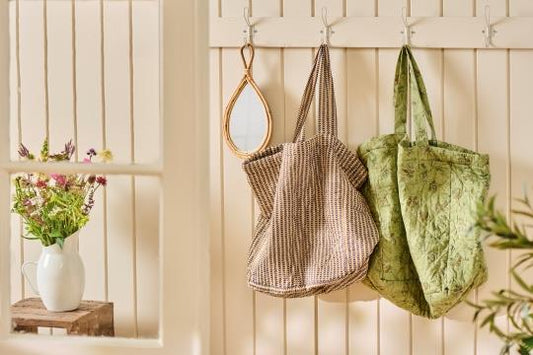 Ib Laursen tas quilt groen