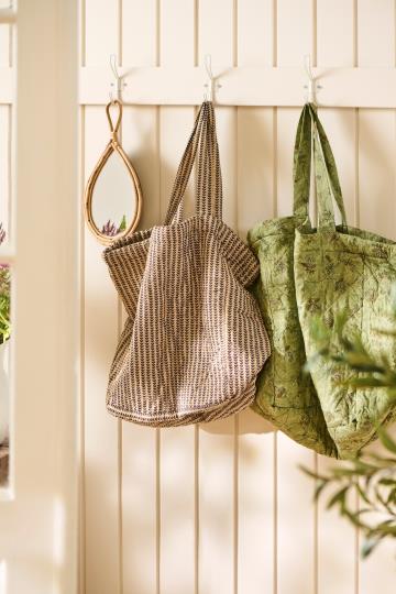 Ib Laursen tas quilt groen