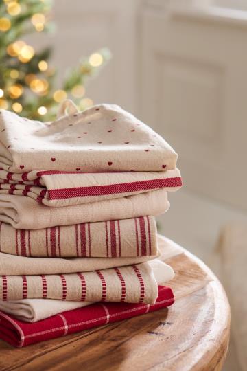 Ib Laursen theedoek hartjes