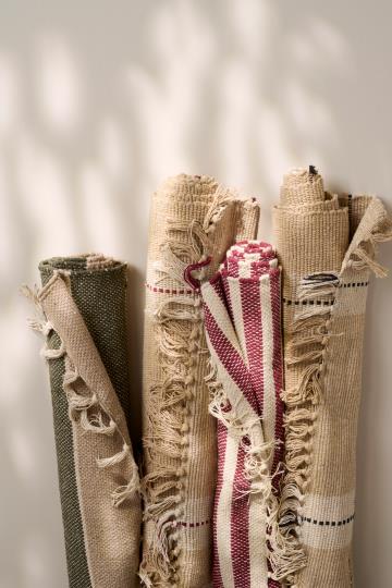 Ib Laursen Vloerloper rode streep