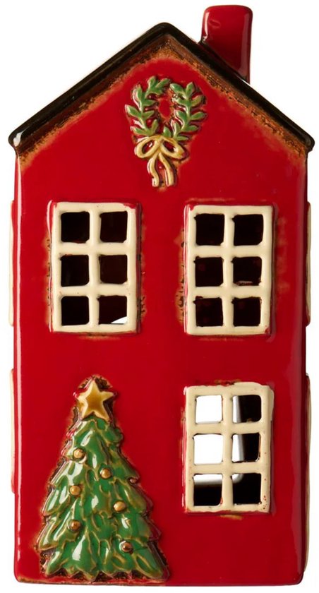 Ib Laursen kersthuisje met krans