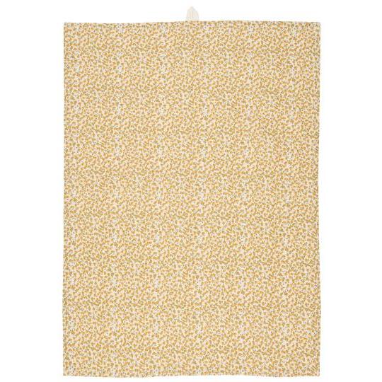 Ib Laursen theedoek bloementjes geel