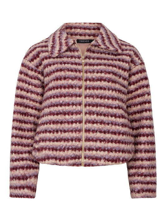 Ydence jacket evelina burgundy