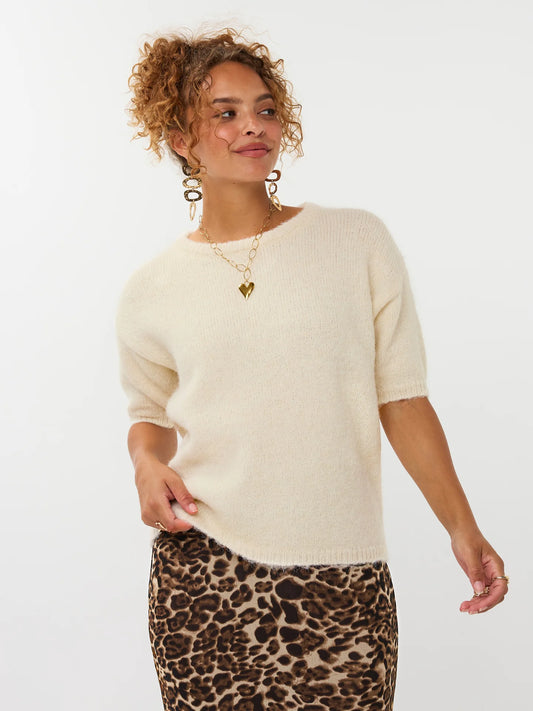 Ydence Knitted Sweater Eddie ecru