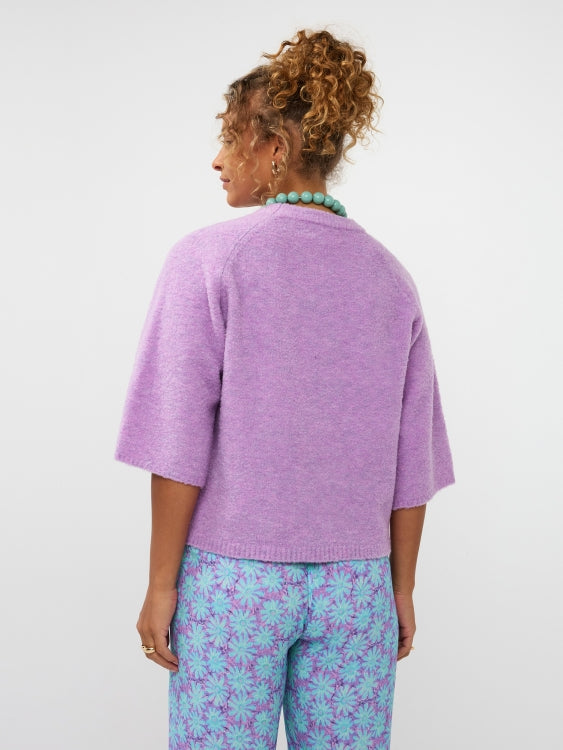 Ydence Knitted sweater Bunny Violet