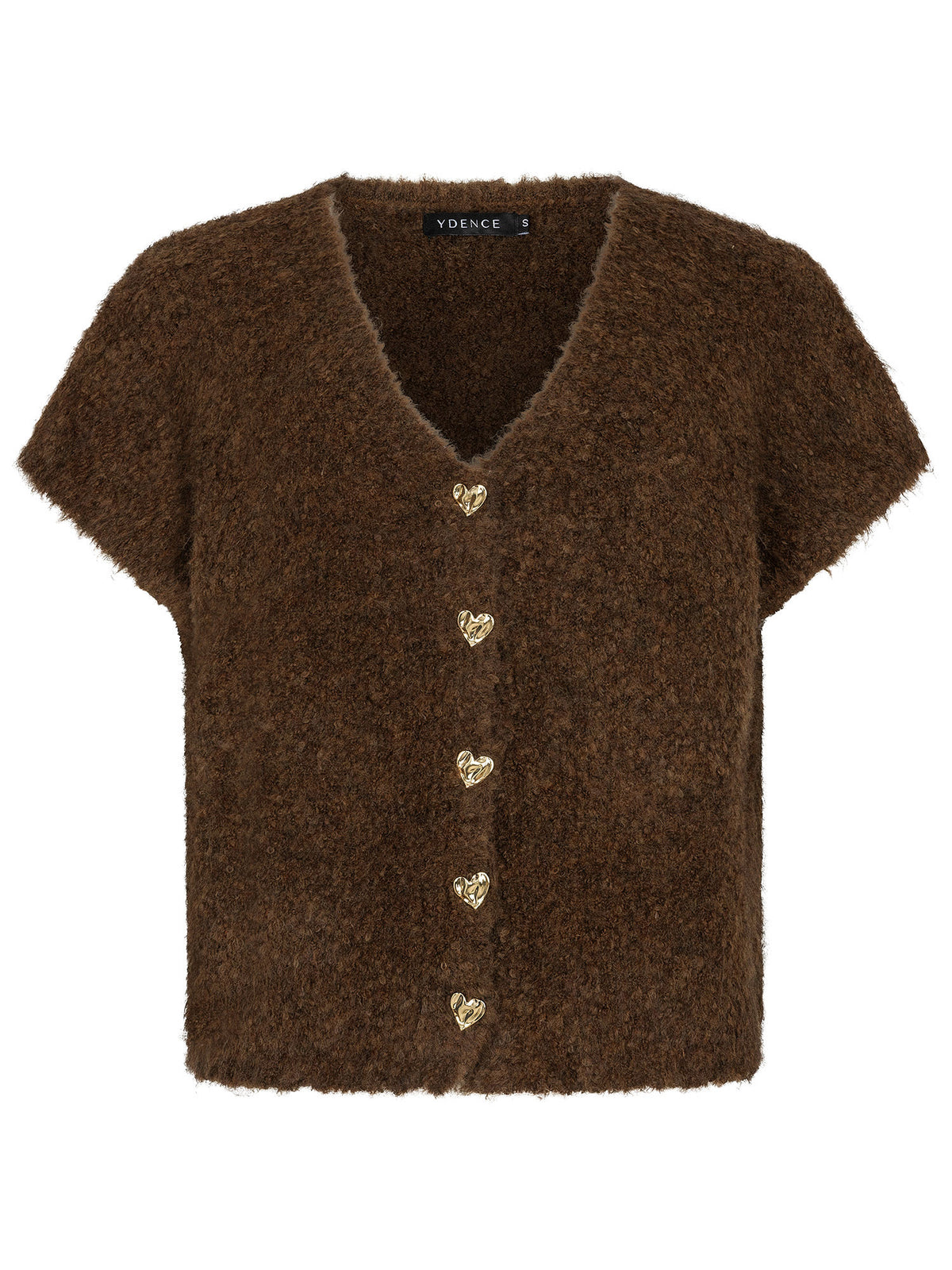 Ydence Knitted Cardigan Rochelle Coffee Brown