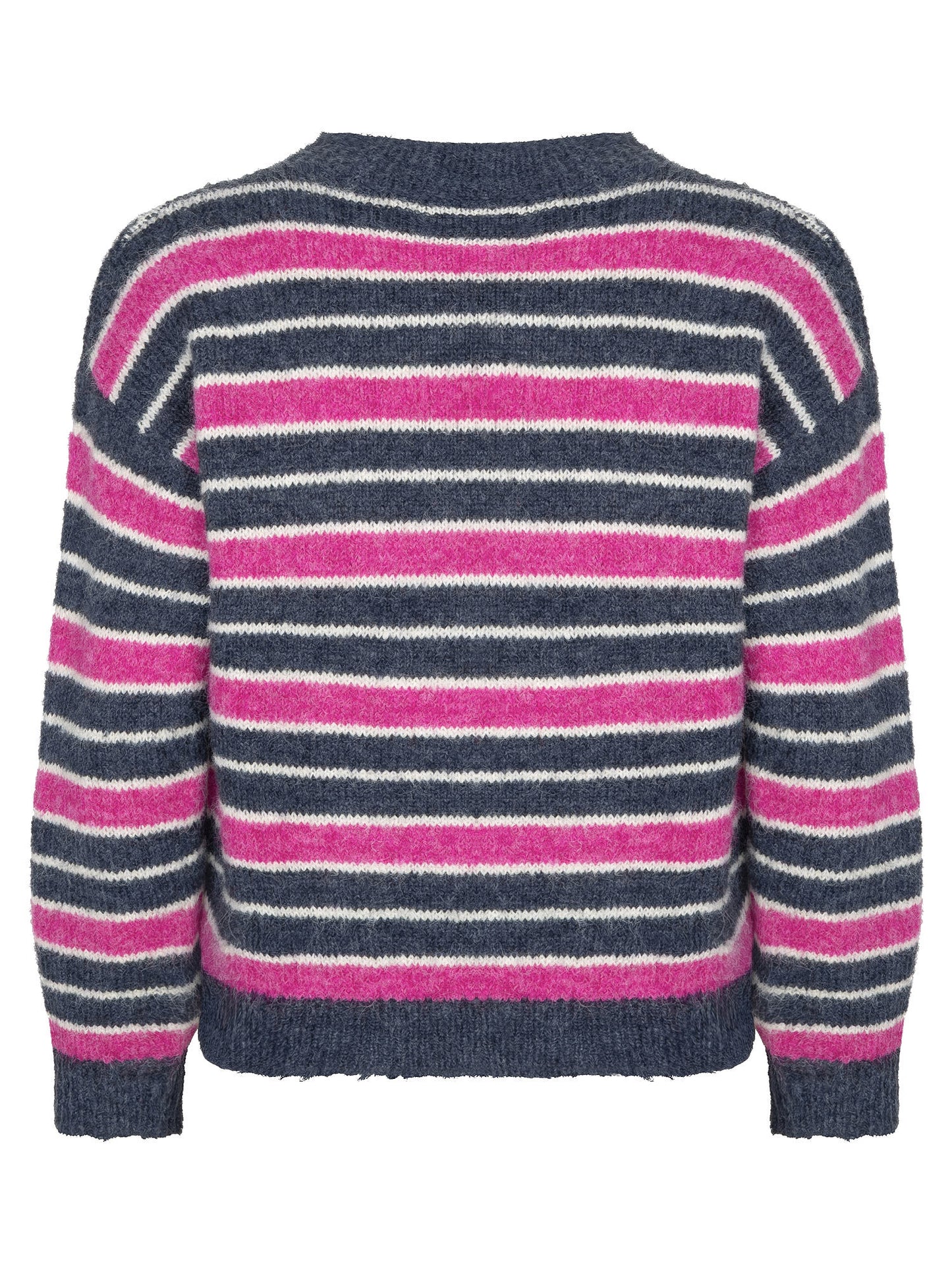 Ydence Knitted sweater Aria Navy/fuchsia