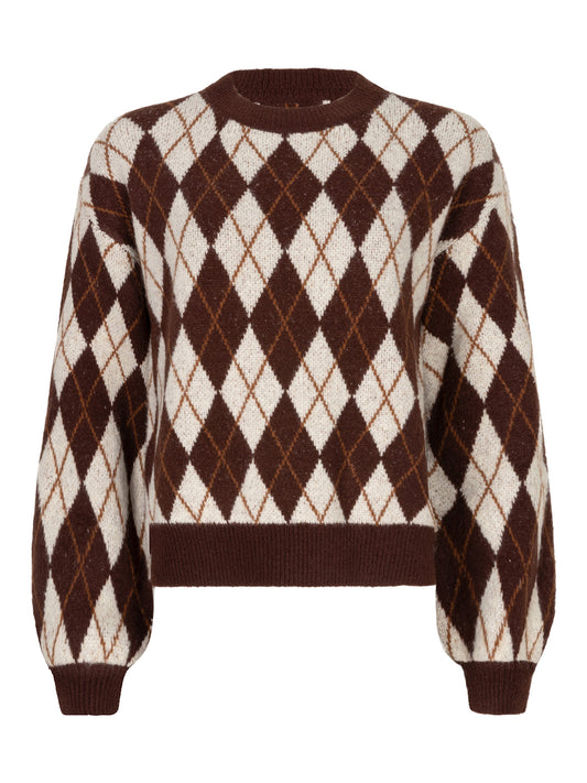 Ydence knetter sweater delliah ecru