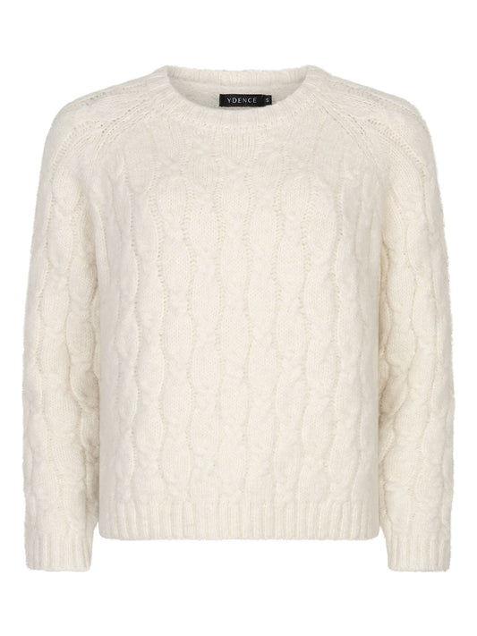 Ydence Knitted sweater Fiene ecru